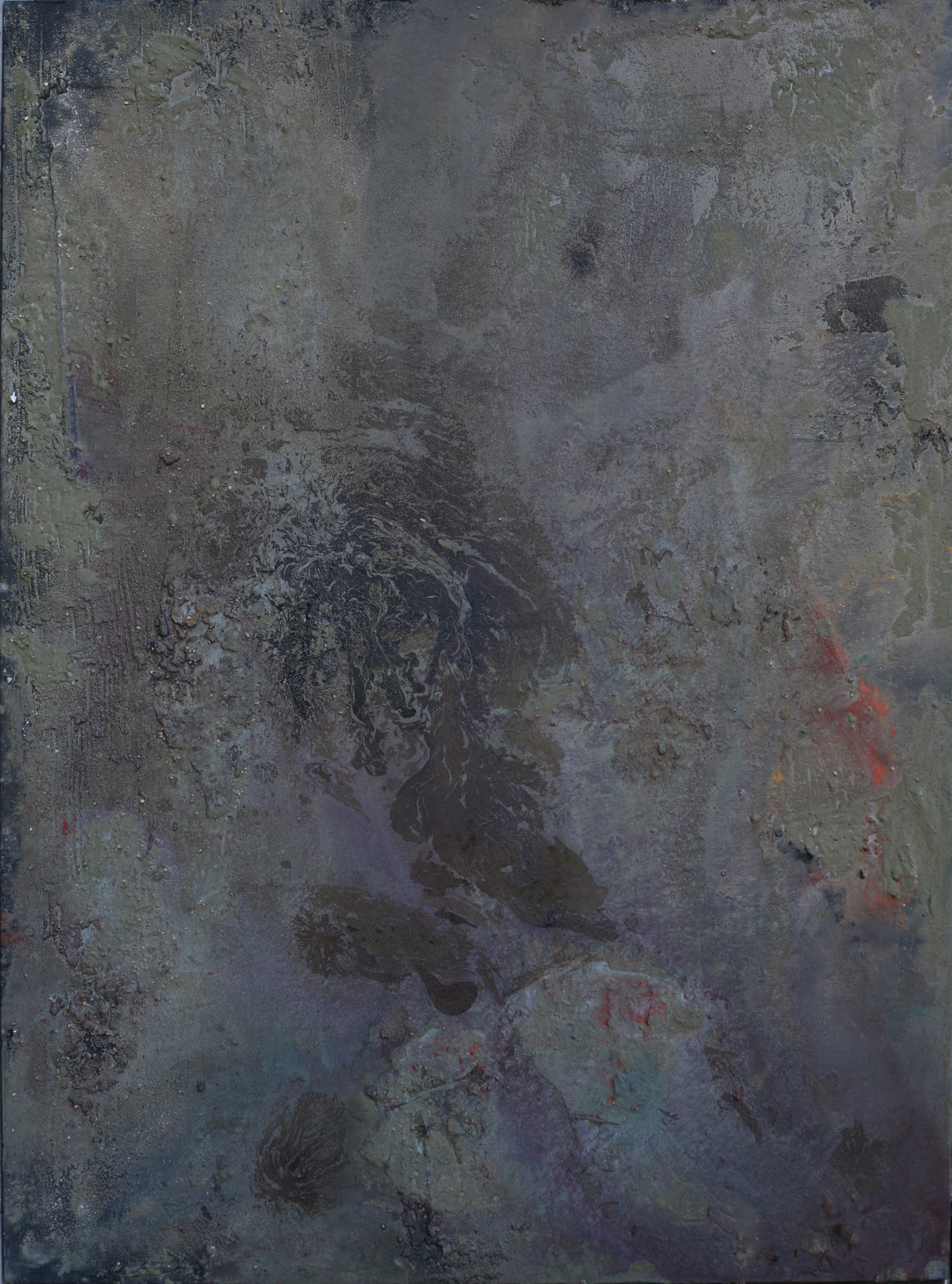 "Senza Titolo", tecnica mista su tela, 120 x 90, 2013