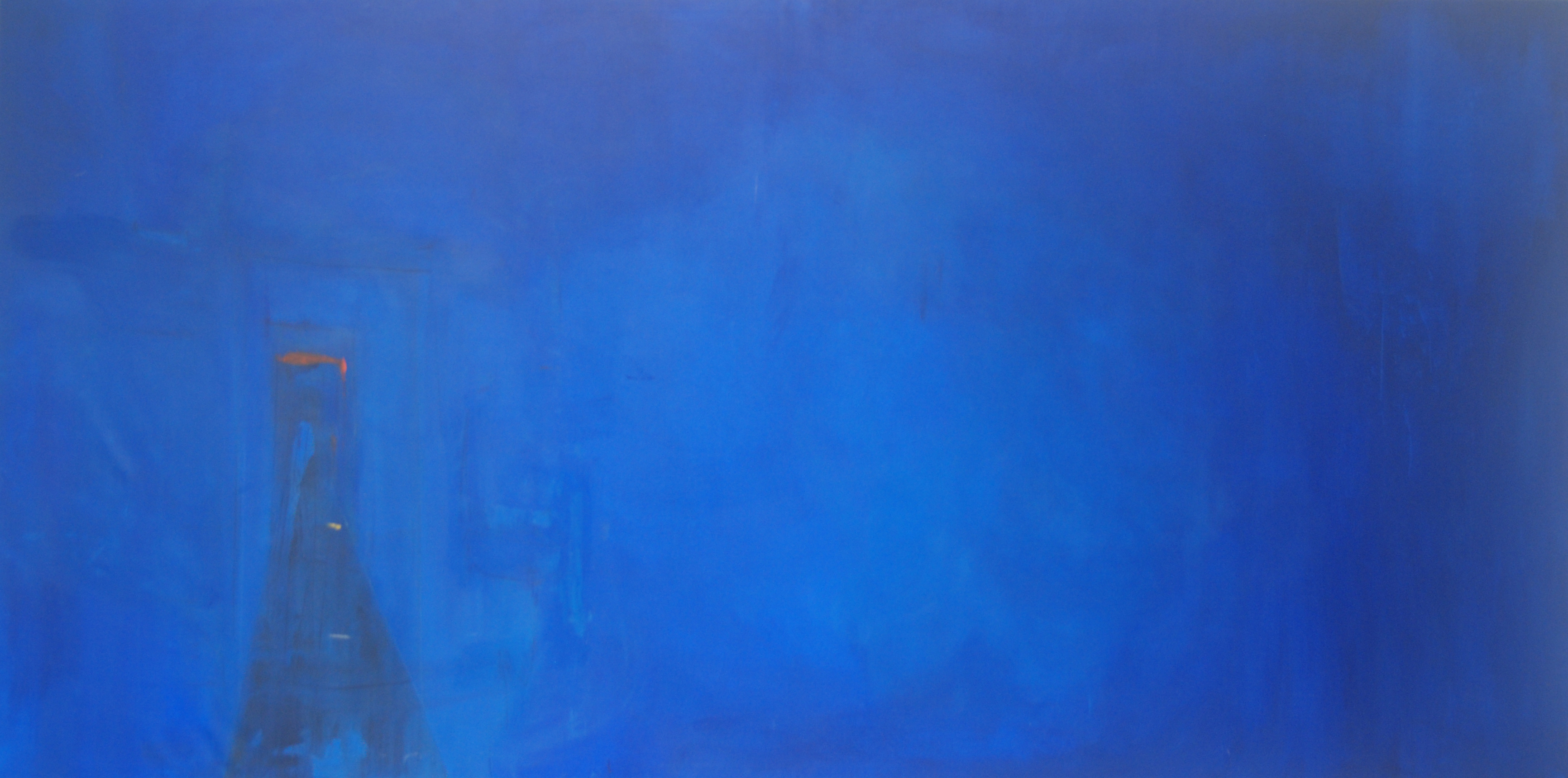 Gianluca Patti, Untitled After James Turrell, 2014, cm 138 x 278, acrilico e tecnica mista su tela