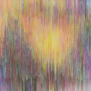 Joan Saló, Untitled, 2014, cm 130 x 130 cm, penna su tela