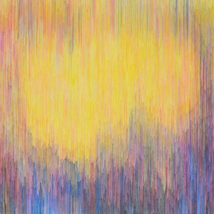 Joan Saló, Untitled, 2014, cm 130 x 130, penna su tela